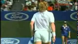 Legendary tennis match Becker vs. Lendl Australian Open final