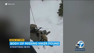 Body of hiker found near Mount Islip in San Gabriel Mountains; no identity released