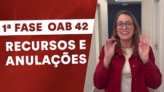 OAB 42: Recursos e possíveis anulações de 3 questões da 1ª fase