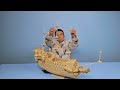 build a silent mary ship 🚢model with bamboo mats bamboo wood shop sawlt