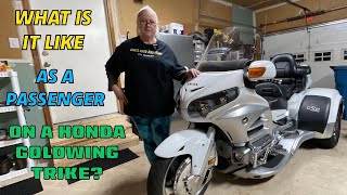 What is it like, as a passenger, on a Honda Goldwing Trike?  Let’s Ride!!