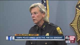 Two TPD officers fired, one arrested