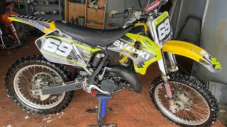 Suzuki RM 125 96 BUD clean restoration soundcheck