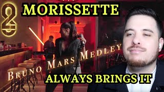 MORI HAS SOME MOVES | MORISSETTE | BRUNO MARS MEDLEY | REACTION