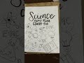 science note book front disign cover design art aesthetic sweet vibes