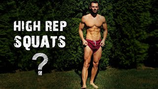 500 Bodyweight Squats Workout (High-Volume). Good or Bad for Leg Development?