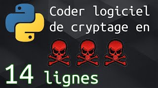 🔒 Coder logiciel de cryptage avec python en 14 lignes !
