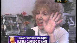 Juanita Martinez habla de Pepitito Marrone