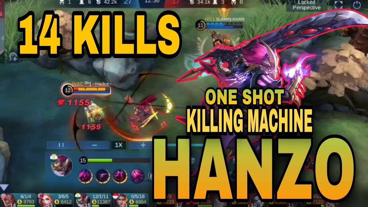 HANZO ONE SHOT BUILD | BEST BUILD FOR HANZO 2021 | NO ESCAPING BUILD ...