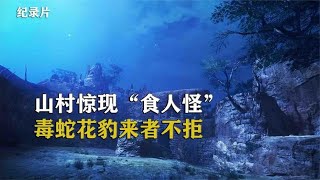 偏远山村惊现神秘怪物，不仅将花豹当成盘中餐，连毒蛇都惧它三分