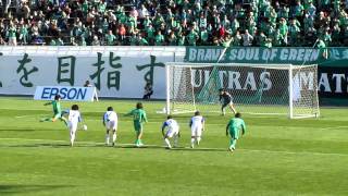 FC町田ゼルビア GK吉田選手のPKセーブ（2010.11.06松本山雅FC戦）