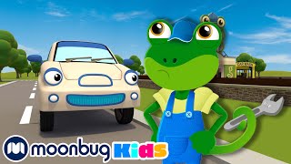 Evie The Electric Car Song | Geckos Garage | Toddler Fun Learning | Videos for Kids | Moonbug Kids