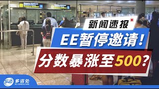 【移民新闻】 最新移民重磅新闻！2022快速通道配额减半，短期停止邀请！分数可能暴涨至500分！| 多咨处（S2 Consulting）| 加拿大🇨🇦