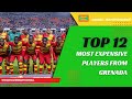 TOP 12 MOST EXPENSIVE PLAYERS FROM GRENADA