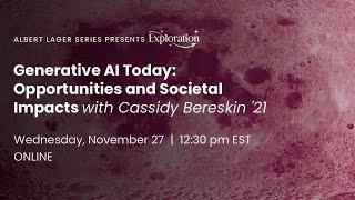 [Exploration] Generative AI Today: Opportunities and Societal Impacts