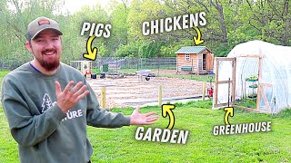 City to Farm in 2 Years (2.5 Acre Homestead Tour)