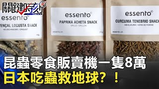 昆蟲零食販賣機ㄧ隻8萬「油炸大王巨足蟲」日本吃蟲救地球？！【2020聚焦關鍵】周末播出版 20201226-3劉寶傑 黃文華 李正皓