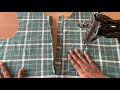 कॉलर वाली कुर्ती में बटन पट्टी ऐसे बनाएं. how to make neck placket in kurti. collar neck kurti ep 2