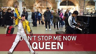 Playing Queen Don't Stop Me Now in Public Crowd Reacts Cole Lam 12 Years Old