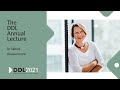 The DDL Annual Lecture - Dr Sabine Häussermann