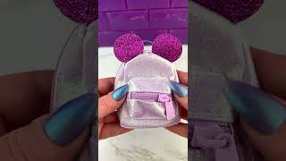 *Disney 100* Real Littles Mini Backpacks Collection BOX Opening Satisfying Video ASMR!💜 #asmr