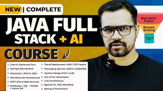 Java Full Stack With AI Roadmap | Beginner to Job Ready (2026) by Som Sir