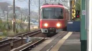 名鉄3100系+3500系準急新可児ゆき大山寺駅通過