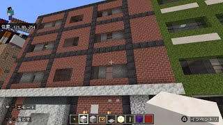 マイクラで神室町＃119  ［区画26］外装集中工事