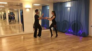 How to dance Drunken Sailor in Jive - Advanced variation