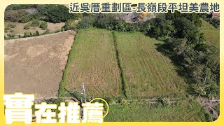 【實易不動產】實在推薦ˍ新竹縣湖口鄉近吳厝重劃區-長嶺段平坦美農地 HD