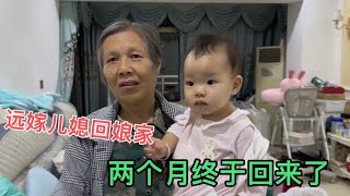 这江苏儿媳回娘家两个多月一路奔波终于回四川半夜三更被婆婆感动