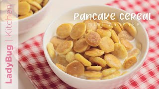 PANCAKE CEREAL - I made the Tiktok Pancake Cereal? - Mini Pancake Recipe