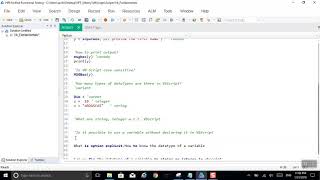 VBScript Fundamentals for beginners