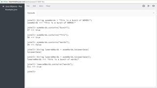 Java Objects Treehouse