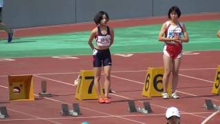 第68回西日本医科学生総合体育大会(西医体)　女子100m　準決勝第1組　2016/8/6