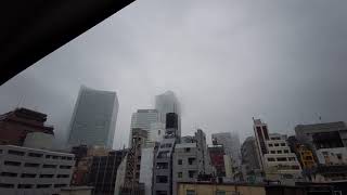 2021年2月15日 横浜市中区の豪雨（大雨警報） - Heavy rain alert being issued, Naka ward, Yokohama, Kanagawa, Japan