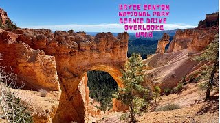 Bryce Canyon National Park Scenic Drive Overlooks Utah Nov  2024