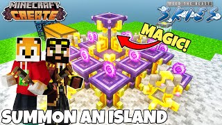 I SUMMONED a SKY ISLAND with MAGIC in FTB Skies - Minecraft Create Mod