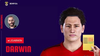 Darwin Núñez (Benfica Liverpool) @TiagoDiasPES Face + Stats | PES 2021