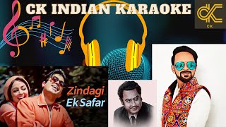 Zindagi Ek Safar Hai Suhana Karaoke With Scrolling Lyrics in Hindi & English