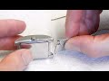 quick and easy installation of a milanese mesh watch strap or band