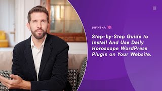 Daily Horoscope Widget | Divine Astro WordPress plugin | Divine API