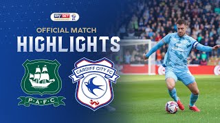 BITE-SIZE HIGHLIGHTS | PLYMOUTH vs CARDIFF CITY