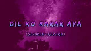 DIL KO KARAR AYA || (SLOWED+REVERB) || New Version || JALRAJ || RANA SOTAL || XPERT MELODY