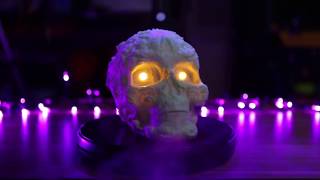 Fancy Skull with LEDs – 3D Printing Timelapse