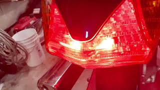 2004 Honda ST1300 brake light LED strobe upgrade