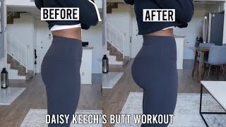 I Did Daisy Keech’s Butt Workout | Before & After results | BOOTY IN 1 WEEK?