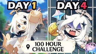 I SPENT 100 STRAIGHT HOURS IN GENSHIN TO START 2025 | Genshin 100 Hr Community Challenge