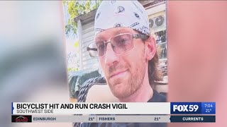 Vigil held for bicyclist killed in hit-and-run crash