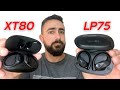 FONES BLUETOOTH ESPORTIVOS LENOVO LP75 vs XT80 -TESTEI QUALIDADE DE SOM E MICROFONE, QUAL O MELHOR?